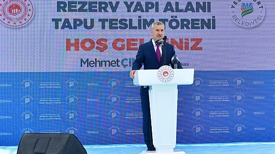 Cumhurbaşkanımıza Ve Bakanımıza Teşekkür Ediyoruz