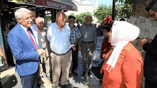 Başkan Güder, Mesaiye Esnaf Ziyaretiyle Başladı