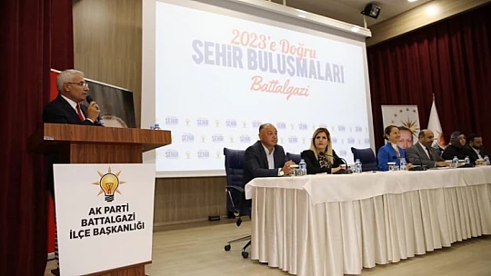 Milletvekili Bakbak, Ak Parti Battalgazi İlçe Teşkilatıyla Buluştu