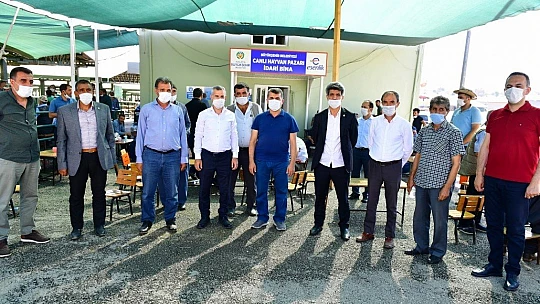 Başkan Çınar, Canlı Hayvan Pazarı, Bölge Ekonomisinin Mihenk Taşıdır