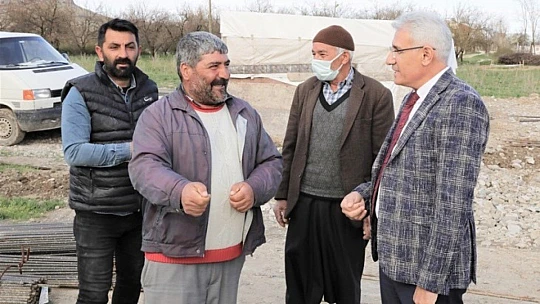 Başkan Güder, Ekiplerin Orduzu'daki Çalışmalarını İnceledi