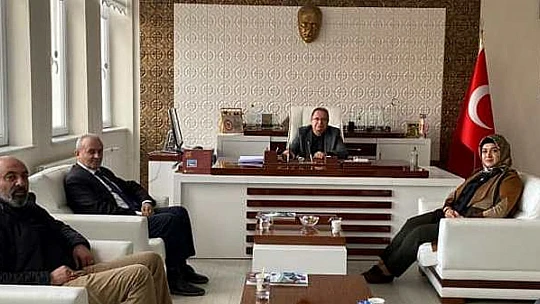 Vatanseverler Derneği'nden Akçadağ Belediye Başkanı Ali Kazgan'a Ziyaret