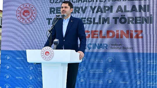 Cumhurbaşkanımıza Ve Bakanımıza Teşekkür Ediyoruz