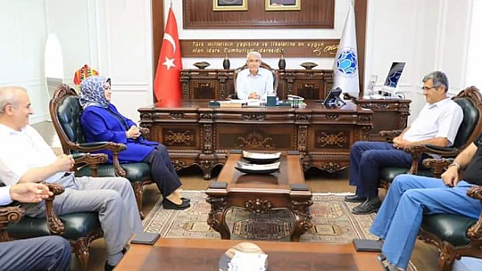 Vatanseverler Derneğinden Başkan Osman Güder'e Ziyaret