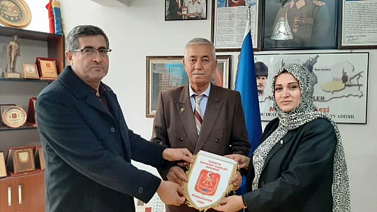 Vatanseverler Derneğinden Türkiye Muharip Gaziler Derneğine Ziyaret