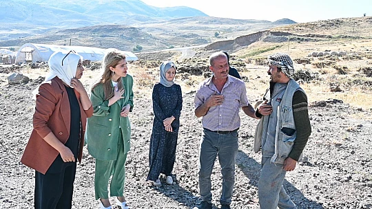 Milletvekili Ölmeztoprak, Sarıçiçek Yaylası'nda Üreticilerle Buluştu