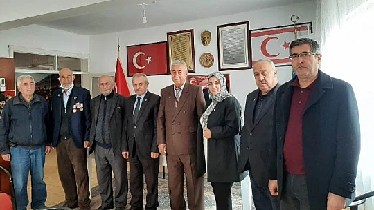 Vatanseverler Derneğinden Türkiye Muharip Gaziler Derneğine Ziyaret