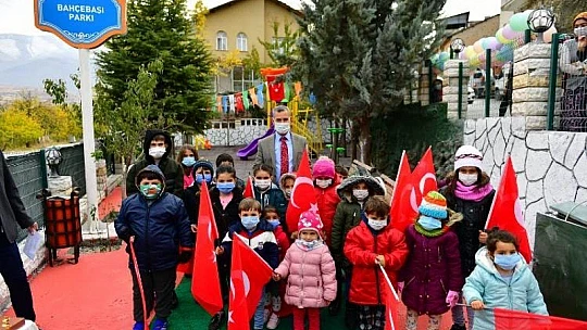 Yeşilyurt Belediyesi Bahçebaşı Parkı Hizmete Girdi