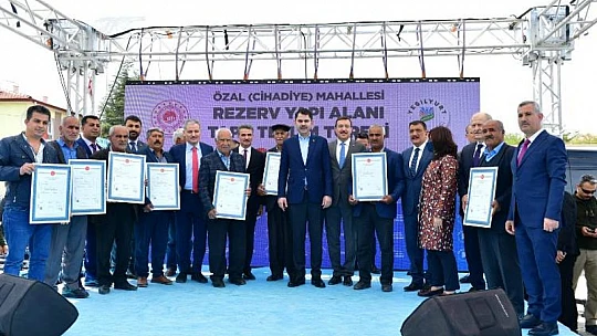 Cumhurbaşkanımıza Ve Bakanımıza Teşekkür Ediyoruz