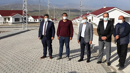 Bulutlu'daki Evlerin Geçici Kabulü Yapıldı