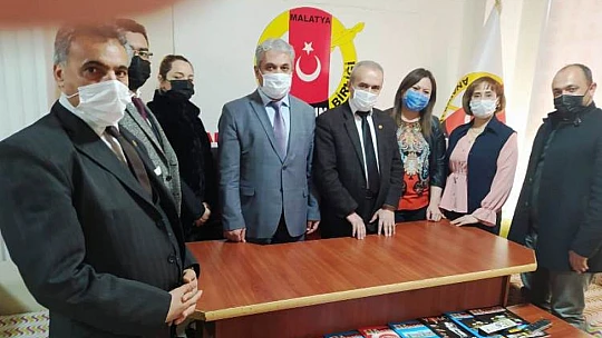 DEVA Partisi Yeşilyurt İlçe Başkanlığı'ndan Anadolu Basın Birliği'ne Ziyaret