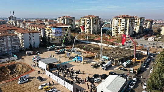 Turgut Özal Mahallesi Kentsel Dönüşüm Proje Alanında Temel Atma Töreni Yapıldı