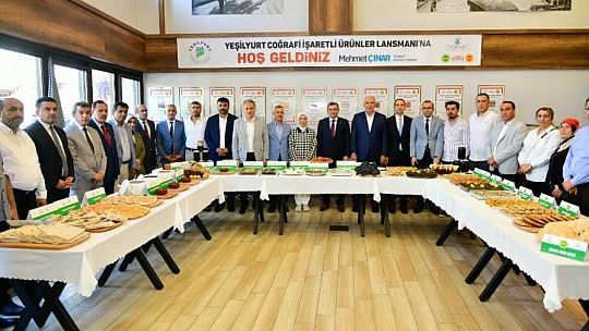 Yeşilyurt'un Coğrafi İşaret Tescil Belgeli Yöresel Ürünlerinin Tanıtım Toplantısı Yapıldı