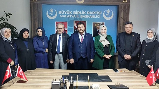 Vatanseverler Derneğinden Büyük Birlik Partisine Ziyaret