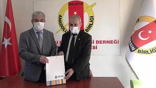DEVA Partisi Yeşilyurt İlçe Başkanlığı'ndan Anadolu Basın Birliği'ne Ziyaret