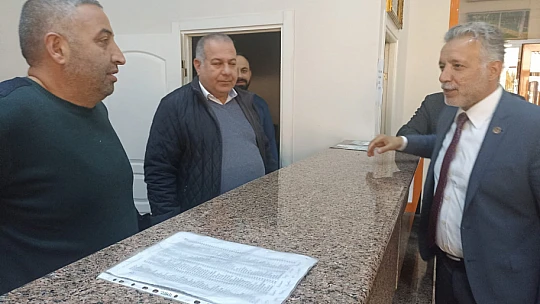 Yeşilyurt Belediye Başkan Adayı Sedat Alataş Esnaf Gezilerine Devam Ediyor