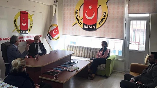 DEVA Partisi Yeşilyurt İlçe Başkanlığı'ndan Anadolu Basın Birliği'ne Ziyaret
