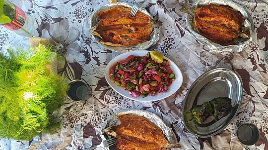 Balık Karapınar'da Yenilir