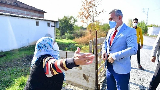 Başkan Çınar, Makbule Sultansuyu'nun Çay Davetini Geri Çevirmedi