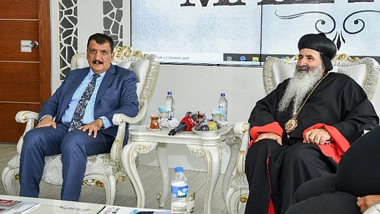Metropolit Ğriğoriyos Melki Ürek'ten Başkan Gürkan'a Taşhoran Kilisesi Teşekkürü