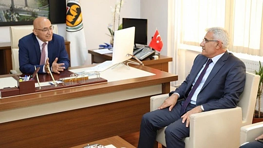 Başkan Güder'den Müdür Bacanlı'ya Hayırlı Olsun Ziyareti