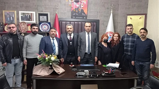 Başkan Sadıkoğlu'ndan Esnaf Odası Başkanlarına Hayırlı Olsun Ziyareti