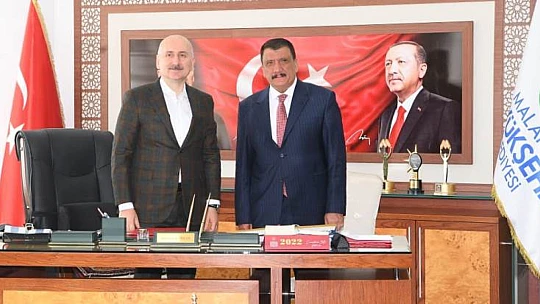 Bakan Karaismailoğlu'ndan Başkan Gürkan'a Ziyaret