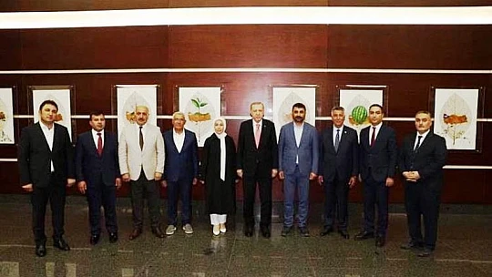 Malatya Heyetinden Cumhurbaşkanı Erdoğan'a Ziyaret