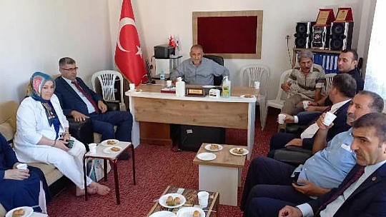 Büyük Birlik Partisinden Muhtarlara Ziyaret