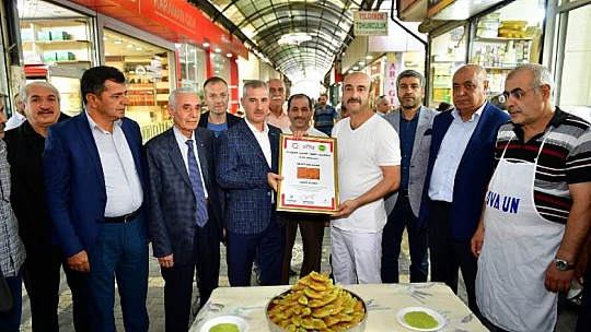 Malatya Yassı Kadayıfının Coğrafi İşaret Tescil Belgesini Aldık, Hâyırlı Olsun