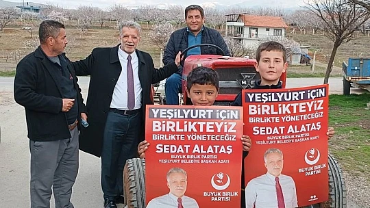 Alataş: Yeşilyurt İlçemizi yeniden ayağa kaldıracağız