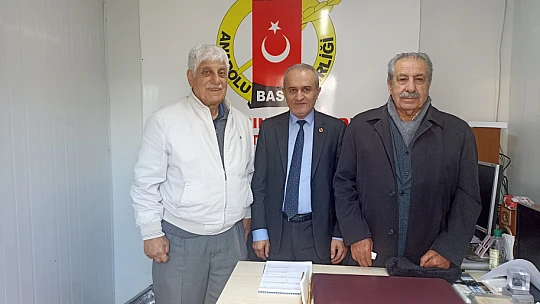 Genel Başkan Taşçı'dan Anadolu Basın Birliği Malatya Şubesi'ne Ziyaret