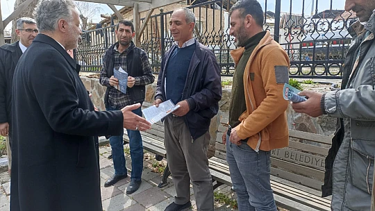 Sedat Alataş, Seçim Çalışmalarına Devam Ediyor