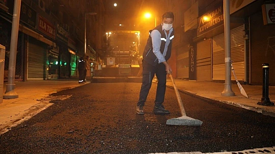 Battalgazi Belediyesi Asfalt Çalışması İle Tenzile Sokak Pırıl Pırıl