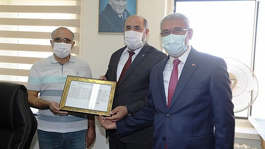 Güder, AK Parti İlçe Başkanı Basri Kahveci'nin Mazbata Törenine Katıldı