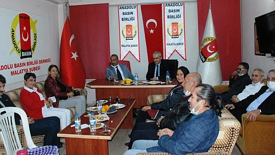 İyi Parti Yeşilyurt İlçe Yönetiminden Anadolu Basın Birliği'ne Ziyaret