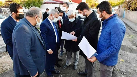 Başkan Çınar, Hoca Ahmet Yesevi Mahallesindeki Yatırımları İnceledi