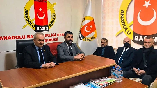 MHP İl Başkanı Mesut Samanlı'dan Anadolu Basın Birliği'ne Ziyaret