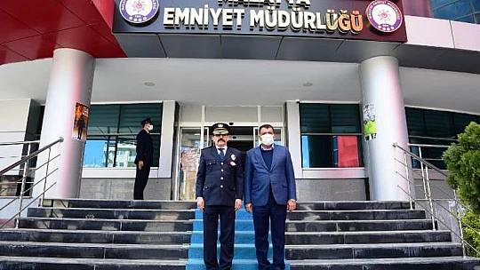Başkan Gürkan'dan Emniyet Müdürü Dağdeviren'i Ziyaret Etti