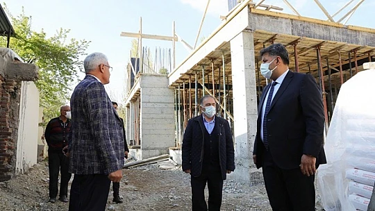 Orduzu Gençlik Merkezinde İnşaat Çalışmaları Yeniden Başladı