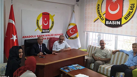 Millet Partisinden Anadolu Basın Birliği Malatya Şubesi'ne Ziyaret
