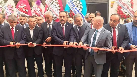 Büyük Birlik Partisi'ne Yakışır Hizmet Binasının Açılışı Yapıldı