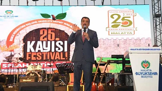 25. Malatya Kültür Sanat Ve Kayısı Festivali Başladı