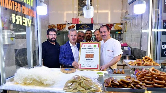 Malatya Yassı Kadayıfının Coğrafi İşaret Tescil Belgesini Aldık, Hâyırlı Olsun