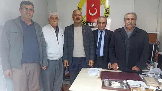 Genel Başkan Taşçı'dan Anadolu Basın Birliği Malatya Şubesi'ne Ziyaret