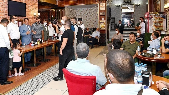 Başkan Gürkan, Şehit Ve Gazi Aileleriyle Buluştu