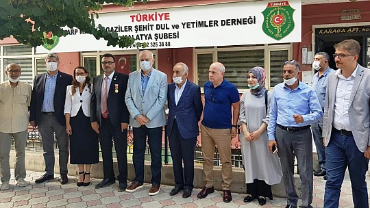 Gelecek Partisinden İlk Ziyaret Şehit ve Gaziler Derneğine