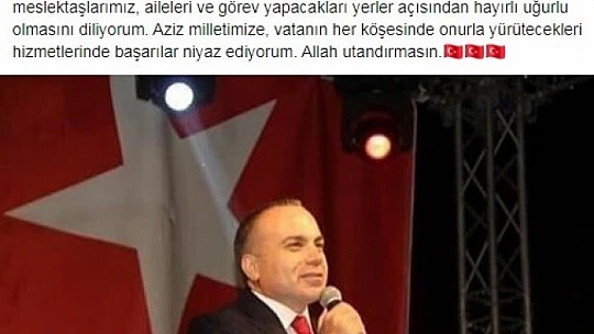 Hekimhan'lı Cengiz Ünsal Ümraniye Kaymakamı Oldu