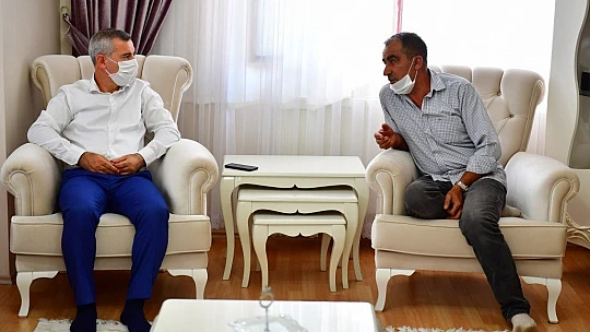 Başkan Çınar'dan Şehit Ailelerine Bayram Ziyareti