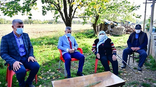 Başkan Çınar, Makbule Sultansuyu'nun Çay Davetini Geri Çevirmedi